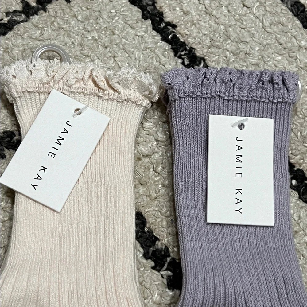 Jamie Kay Frill Socks NWT